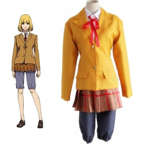 Anime Kangoku Gakuen Cosplay Prison School Hana Midorikawa Kurihara Mari School Uniform Halloween Costume