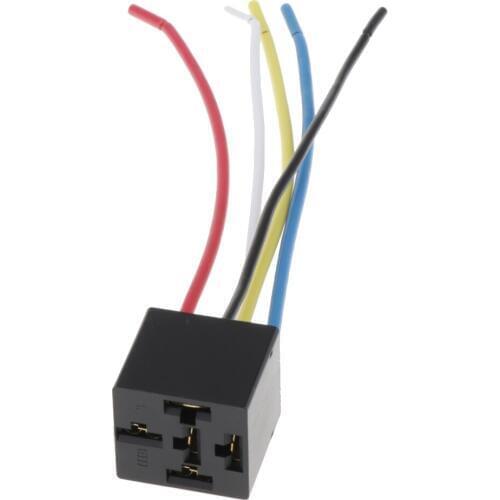 12V 80A Car Relay Socket Harness Automotive Relay Harness For HG4185C YH185C