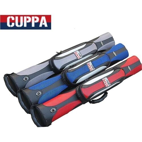 High Capacity Cuppa 4 Holes 1/2 Billiard Pool Cue Case Black Billiards Accessories With Automatic Locking Function China