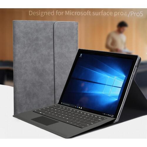 Laptop Case For Microsoft Surface Pro 5 Laptop Sleeve Case For microsoft surface pro 4 Pro6 12.3'' Foldable Holder + Films