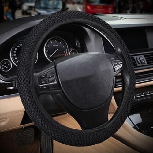 Steering Wheel Cover Breathable Mesh Car Steering Wheel Cover Anti-slip No Fixed Inner Race