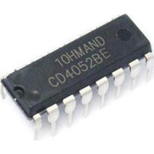 Import CD4052BE DIP-16 CD4052 multiplexer multiplexer