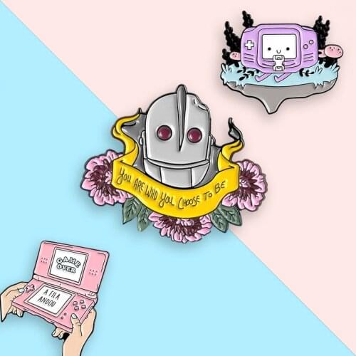 Exquisite fashion creative cute cartoon game brooch enamel alloy giant badge pin Hat backpack clothes accessories gifts