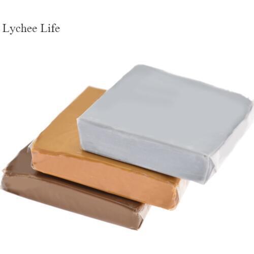 Lychee Life Soft Clay Coffee Silver Gold Metal Modeling Material Polymer Clay Diy Kids Creative Toys