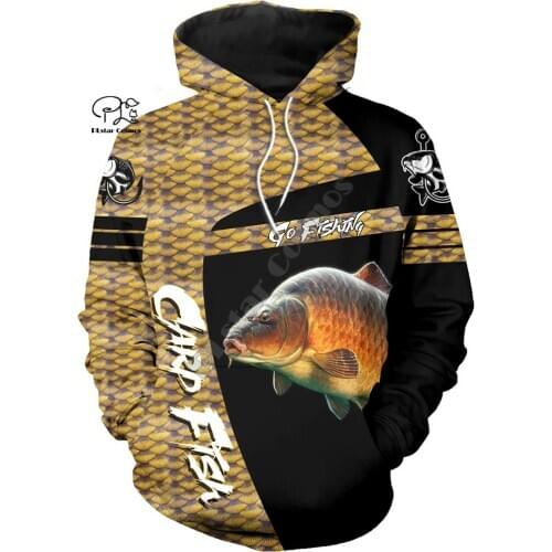 PLstar Cosmos New Animal Bass Carp Fishing NewFashion Fisher Tracksuit Funny 3Dprint Unisex zipper/Hoodies/Sweatshirts/Jacket 11