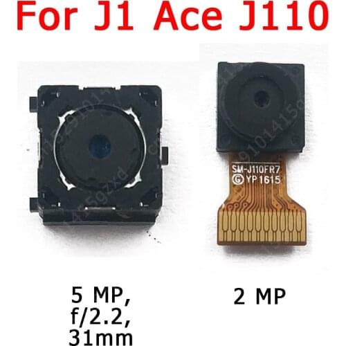 Original Front Rear View Back Camera For Samsung Galaxy J1 Ace J110 Main Facing Frontal Camera Module Replacement Spare Parts