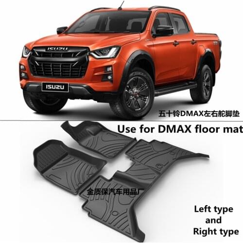 Use for ISUZU DMAX custom car All-Weather TPO car Floor Mat right hand RHD LHD ISUZU DMAX waterproof car floor mat