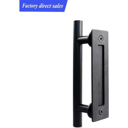 Stainless Steel Sliding Barn Door Pull Handle Wood Door Handle Black Door Handles For Interior Doors Handle