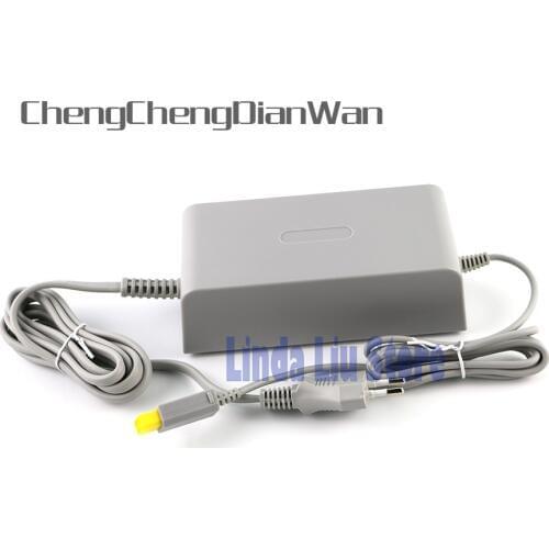 ChengChengDianWan EU plug Home Wall Power Supply AC Charger Adapter Cable for Nintendo Wii U WiiU Console 100-240V DC 15V 5A