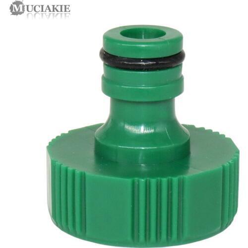 MUCIAKIE 10PCS 1 inch Female Threaded Tape Connectors Inner Diameter 32mm Green Faucet Water Connecter Garden Coupling Adapter