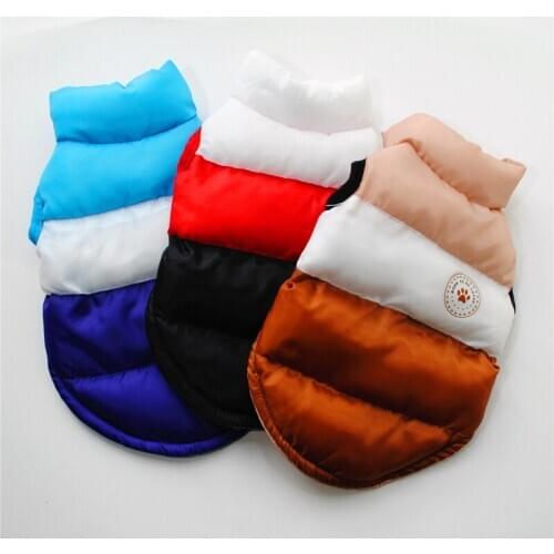 Warm Winter Dog Vest Ropa Mascota Honden Jasjes Chihuahua Dog Clothes Coat Jacket Dachshund Windproof Dogs Clothes Abrigos Perro