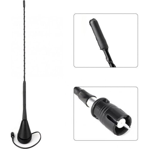 16in Universal Car Replacement AM / FM Radio Aerial Antenna Roof Mast with Base auto accessories