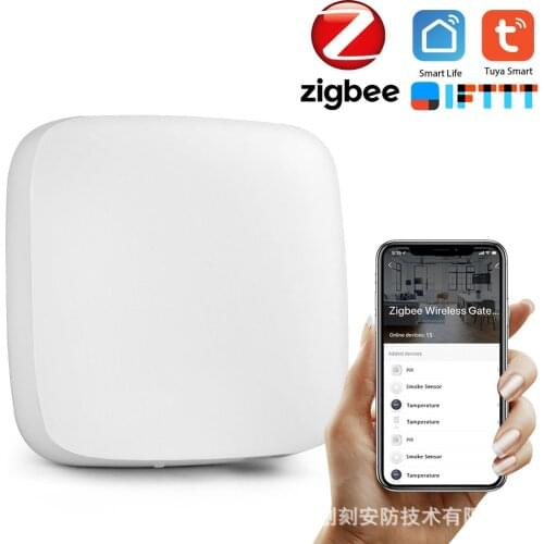 Tuya Zigbee New Wired Gateway Tuya Smart Home Remote Linkage Device Wifi Central Control Family Intelligence Host Gateway System
