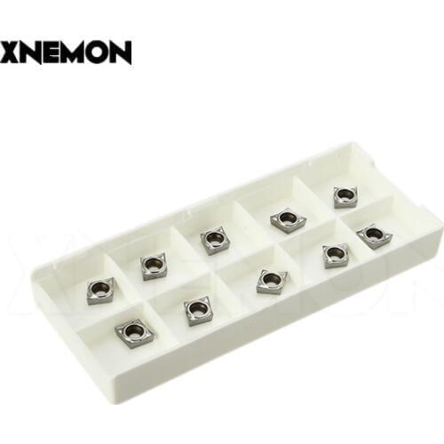 1/10PCS CCGT060204-AK H01 CCGT21.51-AK H01 Aluminum Carbide Insert for SCLCR Turning Tool Boring Bar Tool Holder Inserts