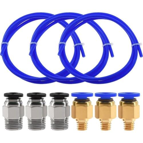 3D Printer parts 1M ptfe tube pipe connectors j-head hotend ID 1.9mm OD 4mm Cloned Capricornus Tube for Ender 3 CR10