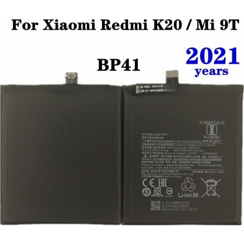 2021 4000mAh BP41 Large Capacity Replacement Battery For Xiaomi Redmi K20 / Mi 9T Lithium Polymer CellPhone Battery