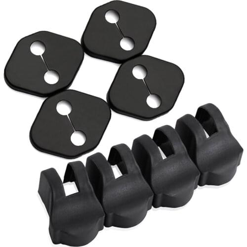 8pcs Car Door Lock Buckle Door Holder Door Lock Protective Cover car sticker For Suzuki Vitara accessories 2015 2016