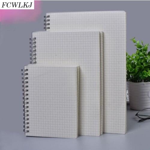 A5 Bullet Notebook PP Cover Grid Time Management Blank Book Spiral Journal Weekly Planner School Office Supplies Agenda
