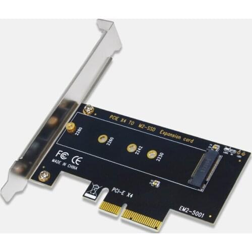 M.2 NVMe SSD NGFF to PCIE X4 adapter M Key Interface Card Support PCI Express 3.0 2230-2280 Size m.2 FULL SPEED Good Riser Card