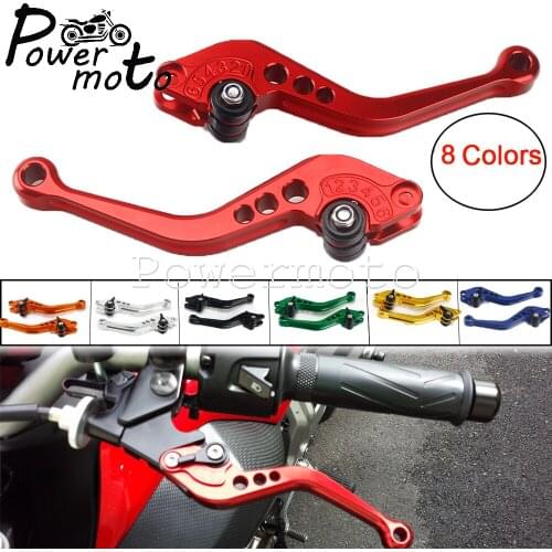 CNC Adjustable Motocross Brake Clutch Lever Handles for Honda Suzuki Kawasaki Yamaha BMW Aprilia Ducati Dirt Pit Bike