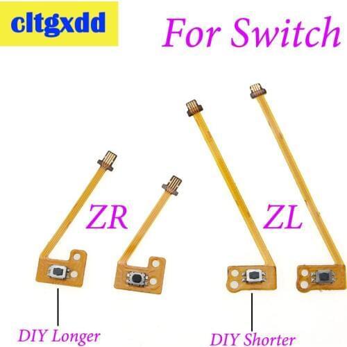 Cltgxdd Controller button cable For Nintendo Switch Joy-Con ZR ZL Button Key Ribbon Flex Cable Replacement For NS
