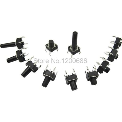 Micro switch button switch Tact switch 4 feet vertical 6 * 6 * 5/6/7/8/9/10/13/14/17, etc