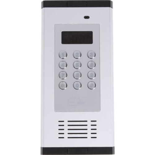 Access Control Alarm System 3G GSM Intercom Supports RFID Card for apartment working for 200 room owners K6