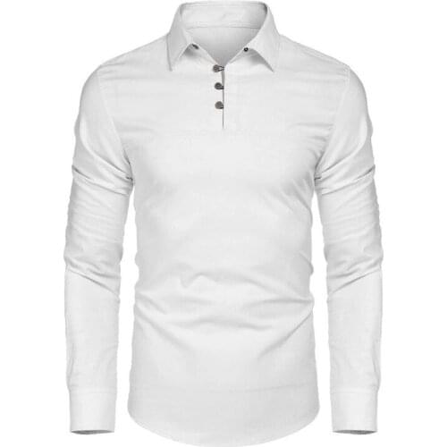 Spring Autumn Mens Fashion Linen Pullover Shirt Button Long Sleeve Top US Size