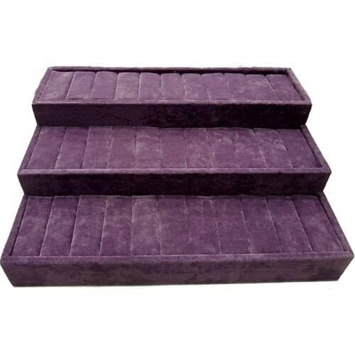 Enlightened Decor Suede Gradual Purple 35CM-26CM Bracelet Kelepce Stand