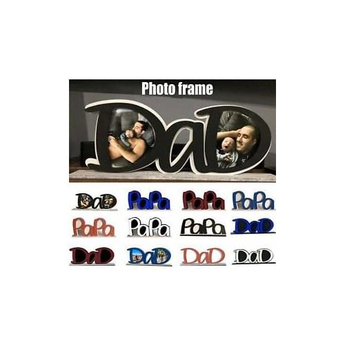 Papa Photo Frame Dad Photo Clip Living Room Desktop Office Decoration Picture Frame Gift For Father’s Day Home Decor Ornaments