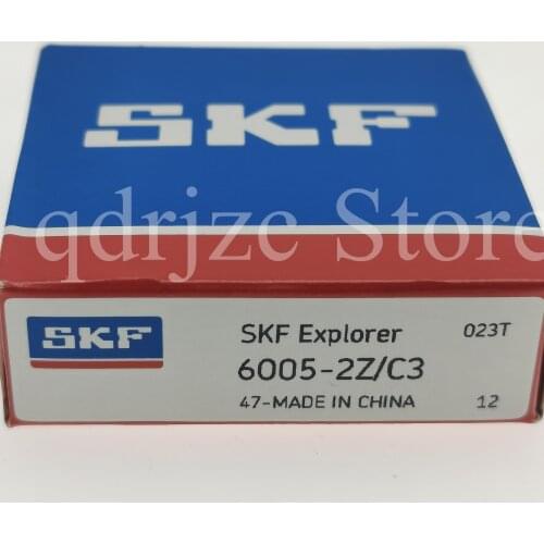 SKF deep groove ball bearings 6005-2Z/C3 = 6005ZZC3 6005ZZEC3 6005ZC3 25mm X 47mm X 12mm