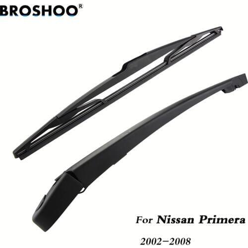 BROSHOO Car Rear Wiper Blades Back Windscreen Wiper Arm For Nissan Primera Hatchback (2002-2008) 355mm,Windshield Auto Styling