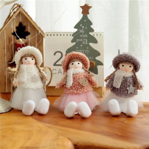 New Year 2022 Gifts Christmas Angel Doll Christmas Decorations for Home Navidad 2021 Xmas Tree Decor Natal Ornaments Noel Deco
