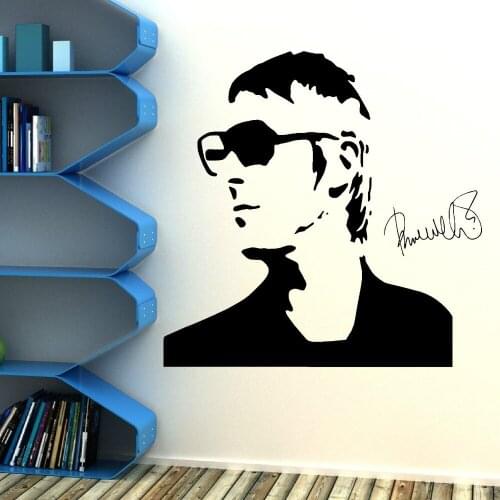 57X62cm Removable DIY Wall Stickers PAUL WELLER THE JAM Vinyl wall art sticker decal Boys Bedroom Home Decor Mural D525