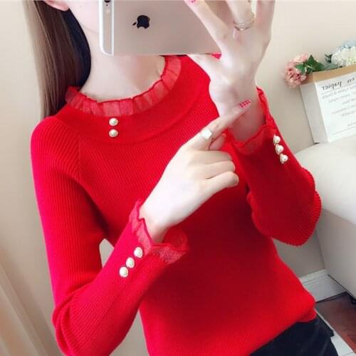 Women Autumn Spring Style Pullover Sweater Lady Casual Long Sleeve O-Neck Solid Color Pullover Tops ZZ1144
