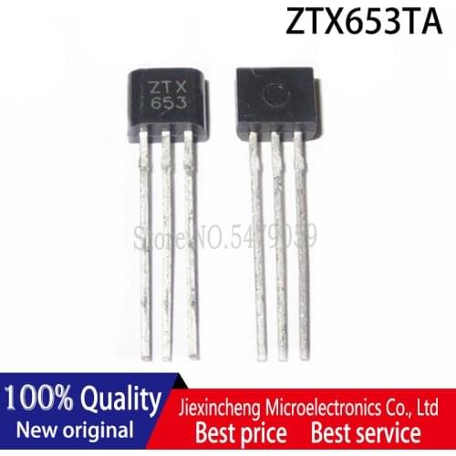 10pieces ZTX653TA ZTX653 653 TO-92S Transistor New original