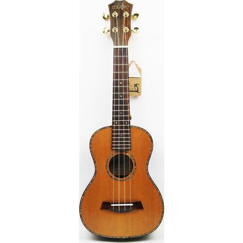 23" Concert Rosewood Red Pine Solid Wood 4 Strings UKULELE Fretboard Hawaiian mini small guita travel acoustic Uke Concert