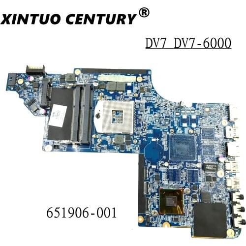 651906-001 For HP DV7 DV7-6000 laptop Motherboard ddr3 Free Shipping 100% test ok
