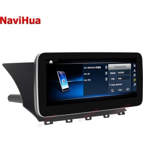 Navihua 10.25 inch Android 10.0 4+64G Car DVD Player stereo audio auto GPS Navigation For Benz GLK 2013-2015 multimedia system