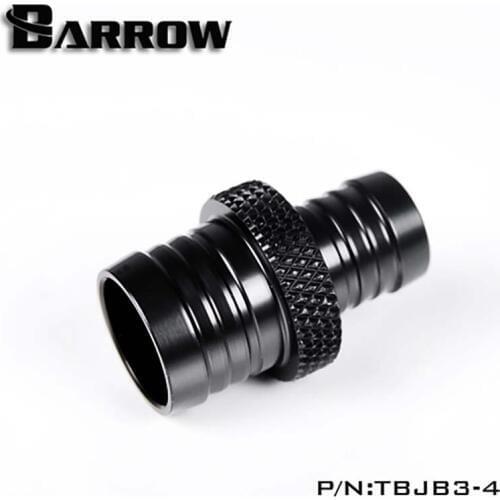Barrow TBJB3-4 Pagoda fitting,3/8"to1/2" Variable Diameter Adapter,Black/Silver/White,water cooler heatsink gadget