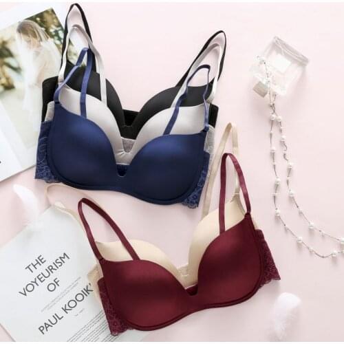 Sexy Bras For Women Push Up Lingerie Seamless Bra Wire Free Bralette Backless Intimates Female Underwear