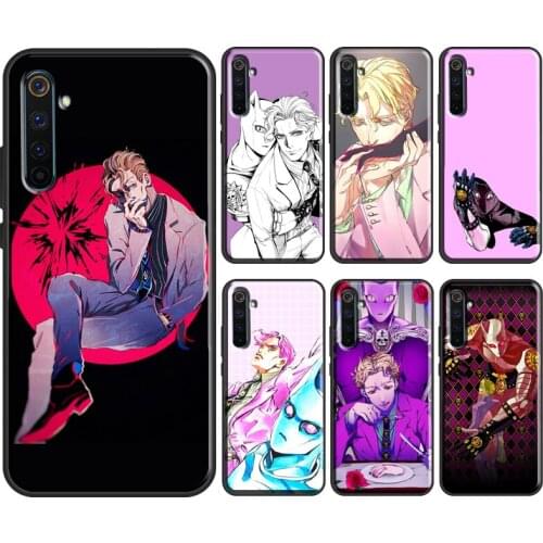 Kira Yoshikage Killer Queen JoJo For OnePlus 9 7 8 Pro 8T Nord Case For OPPO Realme C3 C11 C15 GT X2 X7 X50 6 7 Pro Cover