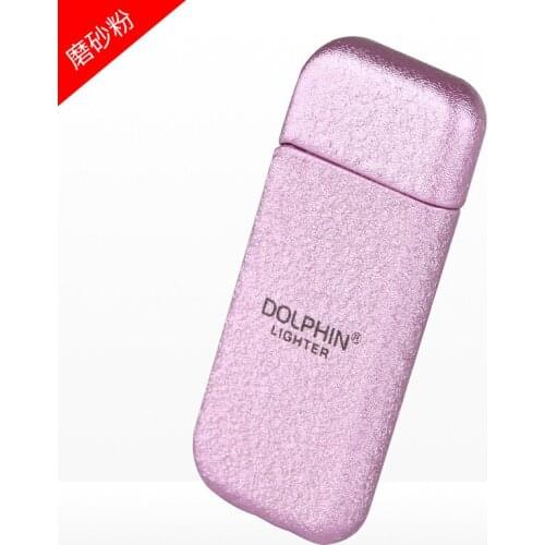 Color Frosted Frosted Creative Grinding Wheel Open Flame Lighter Rolling Tray for Girls Tobacco Accessories Gift for Women