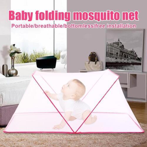 Children Baby Mosquito Net for Bed Portable Foldable Newborn Travel Tent Free Installation M09