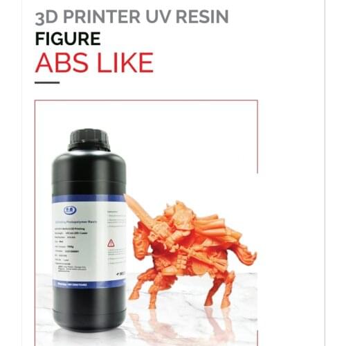 ABS-Like Photosensitive Resin 3D Printer UV-Curing LCD 1000ml 405nm Standard Photopolymer for Printing Elegoo Anycubic SLA DLP