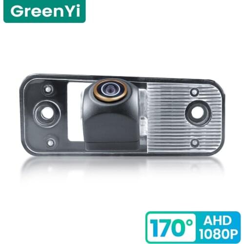 GreenYi 170° HD 1080P Car Rear View Camera for Hyundai Santa Fe Azera Santafe Night Vision Reverse Reversing 4 Pin Vehicle AHD