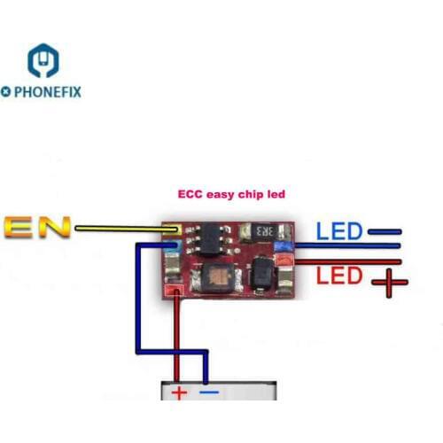 5/10pcs ECC Easy Chip LED Testing LCD for iPhone Samsung Huawei Xiaomi Charge Problem Repair IC Chip Replacement Parts
