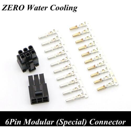 PSU Modular Power Supply 6Pin Connector with 6pcs Terminal pins for Corsair AX 1200