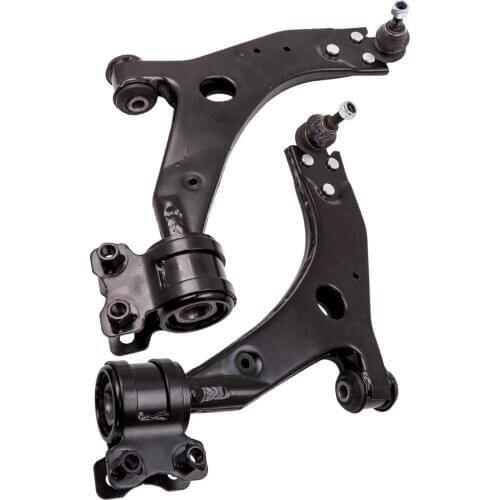 NEW Pair Lower Front Wishbones Suspension Arms For Ford Focus Mk2 2006-2012 30730829 w/ Bushings