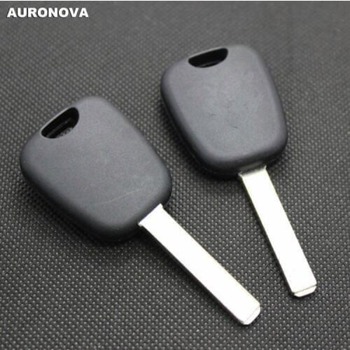 AURONOVA New Replace Original Key Shell for Citroen Original Car Transponder Chips Key Case With Uncut Blade